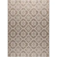FRAAI Tapis d’extérieur – Rio Flower Beige | 200x290cm | Beige | Rectangulaire | Tapis