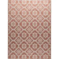 FRAAI Tapis d’extérieur – Rio Flower Rose | 160x230cm | Rose | Rectangulaire | Tapis