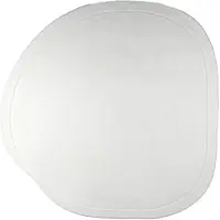 FRAAI Tapis organique | Halo Stone Crème | Ø 80cm | Crème | Forme libre | Tapis