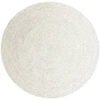 Studio Clarice Tapis d'intérieur et d'extérieur rond | Bali Blanc | Ø 160cm | Blanc | Rond | Tapis