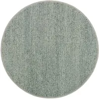 Studio Clarice Tapis rond en laine | Twist Vert | Ø 240cm | Vert | Rond | Tapis