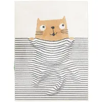 Little Olly Tapis lavable pour enfant | Ravi Cat Multicolore | 140x200cm | Multicolore | Rectangulaire | Tapis enfants