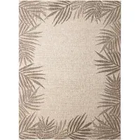 FRAAI Tapis d'extérieur | Tiga Edge Taupe | 80x150cm | Taupe | Rectangulaire | Tapis d'extérieur