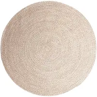 Studio Clarice Tapis d'intérieur et d'extérieur rond | Bali Beige | Ø 240cm | Beige | Rond | Tapis
