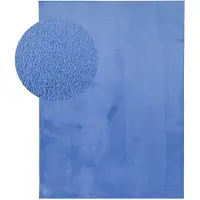 NATURL. Tapis lavable | Vivid Bleu | 80x140cm | Bleu | Polyester | Rectangulaire