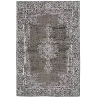 FRAAI Tapis vintage | Dreams Anthracite/Marron | 70x140cm | Marron | Rectangulaire | Tapis