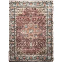 FRAAI Tapis d'intérieur et d'extérieur | kairo Medallion Bordeaux | 200x290cm | Rouge | Rectangulaire | Tapis