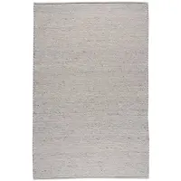 NATURL. Tapis en laine | Wise Gris/Blanc No. 609 | 140x200cm | Gris | Rectangulaire | Tapis