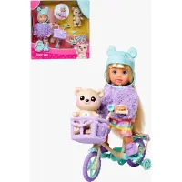 Evi love Dickie Toys 105733967 Vélo en peluche - Evi Love