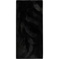 NATURL. Tapis de couloir doux à poils courts | Cozy Noir | 80x300cm | Noir | Tapis de couloir | Tapis