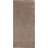 NATURL. Tapis de couloir doux à poils courts | Cozy Taupe | 80x300cm | Taupe | Tapis de couloir | Tapis