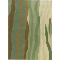 Studio Clarice Volero - Tapis en laine – Liora Vert | Tapis organique doux & haut de gamme - 200x290cm