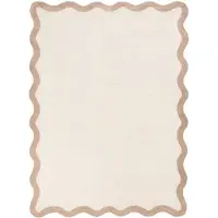 FRAAI Tapis lavable – Hazy Beige/Crème | 80x150cm | Beige | Rectangulaire | Tapis