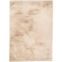 NATURL. Tapis à poils longs doux – Comfy Supreme Beige | 140x200cm | Beige | Rectangulaire | Tapis