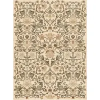 FRAAI Tapis floral | Rosie Crème | 180x280cm | Crème | Polyester | Rectangulaire
