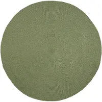 Studio Clarice Tapis d'intérieur et d'extérieur rond | Bali Vert | Ø 160cm | Vert | Rond | Tapis