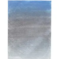 Studio Clarice Tapis abstrait – Mellow Bleu | 120x170cm | Bleu | Rectangulaire | Tapis