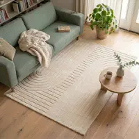 FRAAI Tapis scandinave | Charm Arches Beige | 230x330cm | Beige | Rectangulaire | Tapis