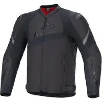 Alpinestars T-GP Plus R V4, veste en textile ,Noir/Noir ,M