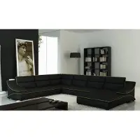 AEA Ledersofa Couch Wohnlandschaft Modern Eck Garnitur Design Modern Sofa U-Form USB