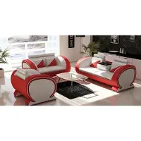 AEA Sofagarnitur Ledersofa Sofa mit USB Polster Leder Garnitur Couchen Sofas 3+2+1