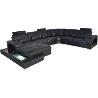 AEA Design Leder Polster Sitz Ecke Zimmer Sofa Eck Sofas mit USB Designer Wohn LED
