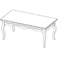 Xl Moebel Gmbh Table en bois. Fabrication artisanale authentique. Tables classiques. Table basse. Modèle PR1. Bois