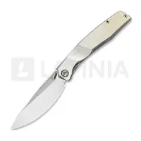 FerraMonster Couteau pliant Astrome Framelock Ti Light Brn