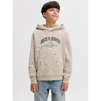 Jack & Jones Junior Sweat 'JJEDenver' mastic / beige chiné / noir