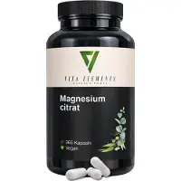 IK-Handelsgruppe Vita Elements Citrate de Magnésium Premium 365 Gélules Biodisponibilité Complément Alimentaire