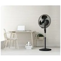 Taurus Ventilateur Sur Pied 40 Cm 45w Noir
