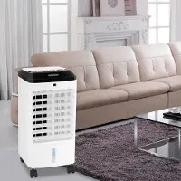 Monzana Rafraîchisseur D'air De 4l 3 En 1 Jusqu¿À 300 M3/H 65w Noir Blanc
