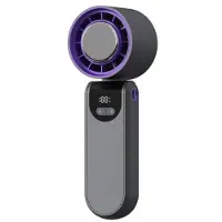 Generique Ventilateur portable à semi-conducteur Ice Sense, longue durée de vie 4000 mAh, 100 vitesses, vitesse variable en continu, vent fort, pliable avec lanière, compresseur de réfrigération