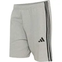 Adidas Pantalon de sport 'Essentials 3-Stripes French Terry' gris chiné / noir