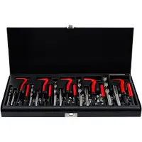 Kraftmann 19500 Kit de réparation de filetage, M5 - M12, 130 pcs.