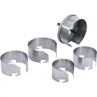 BGS Diy Jeu de scies-cloches Ø 60 - 95 mm profondeur 35 mm 5 pièces (95 mm)