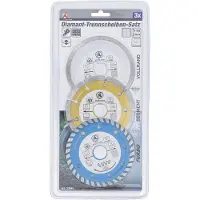 Bgs Jeu de disques de coupe au diamant Ø d’perçage frontal 20 mm Ø 115 mm 3 pièces