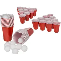 Out of the blue Trinkspiel Hexagon Beer Pong 450ml Becher