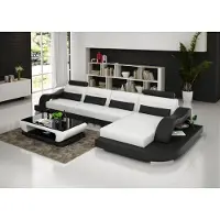 Xl Moebel Gmbh Ledersofa USB + LED Couch Wohnlandschaft Ecksofa Eck Garnitur Design Modern Sofa
