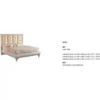 AEA Lit Lit double Bizzotto Meubles Nouveau design Chambre à coucher Meubles italiens Nouveau