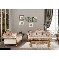 AEA Ensemble de luxe canapé 3+3 places Сouchtisch Set canapé fauteuil 2pcs.