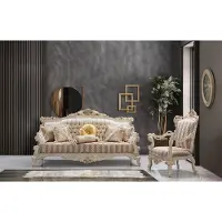 Xl Moebel Gmbh Sofagarnitur Klassische Luxus Sofas Sessel Wohnzimmer set 3+1 Sitz Chesterfield