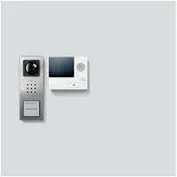 Siedle SIE Set CVB 850-1 E/W Set vidéo Basic acier inoxydable brossé (210008746-00)