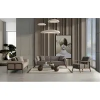AEA Elegantes Sofa-Set mit Sessel – Sofagarnitur Sitzgruppe Couch