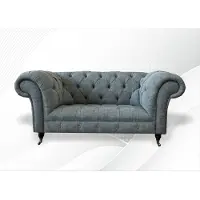 AEA Chesterfield Design Luxe Coussin Canapé Siège Garniture Cuir synthétique Canapés