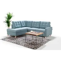 AEA Bettfunktion Stoff Ecksofa L-Form Sofa Couch Design Couch Polster Textil Modern