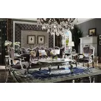 AEA Sofagarnitur 4+1+1 Sitzer Couchtisch 4tlg. Set Design Sofa Couchen Barock Rokoko