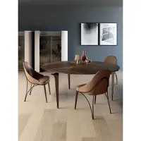 Xl Moebel Gmbh Table à manger Design Meubles italiens Salle à manger Table de cuisine Bizzotto Nouveau