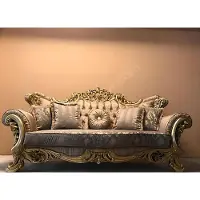 Xl Moebel Gmbh Chesterfield Barock Dreisitzer Couch Möbel Sofa Couchen Stoff Gold