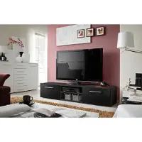 Xl Moebel Gmbh Sideboard Kommoden Schwarz TV-Ständer Luxus Wohnzimmer Design Hochglanz Holz